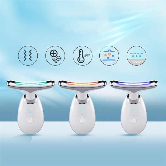 Anti-Wrinkle Beauty Apparatus – EMS Microcurrent, Heat & LED Therapy Device