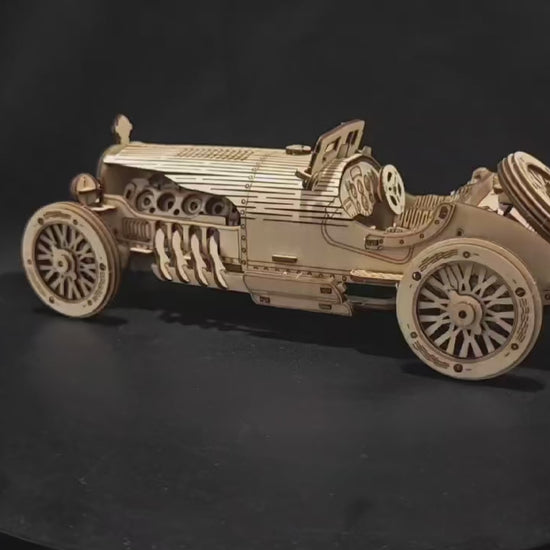 3D Wooden racing car puzzle