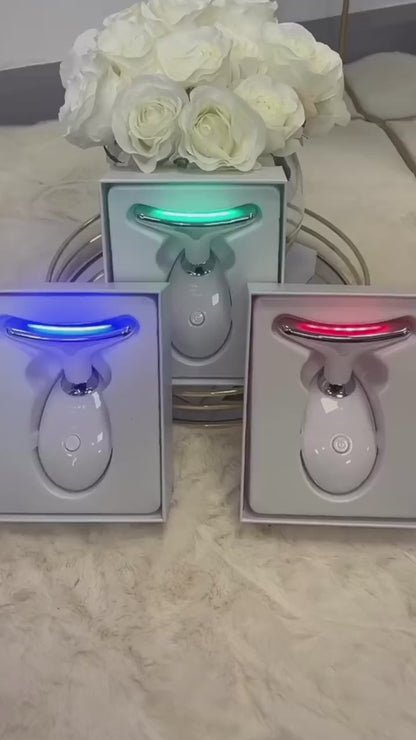 Anti-Wrinkle Beauty Apparatus – EMS Microcurrent, Heat & LED Therapy Device